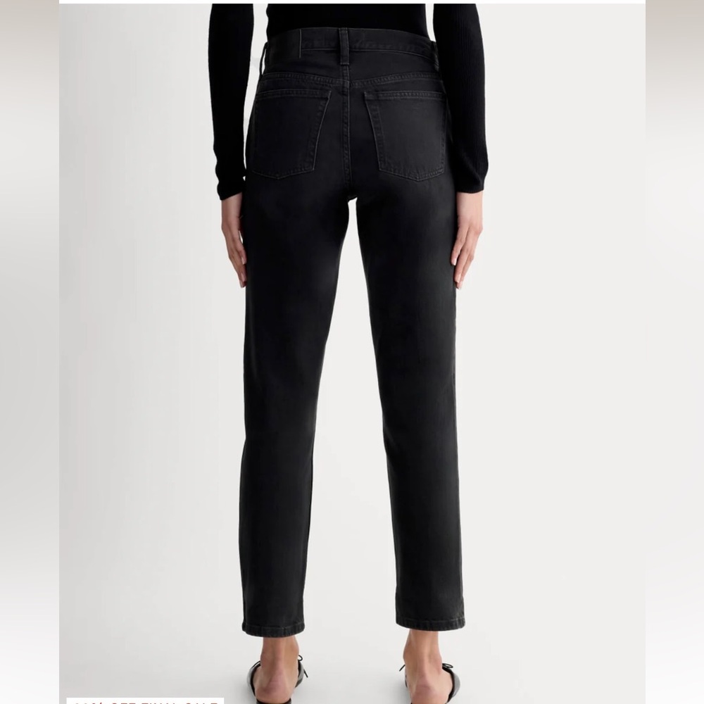 Free shipping! Everlane The Super-Soft Relaxed Jean - Black (Stormy) Size 25 - Picture 3 of 13